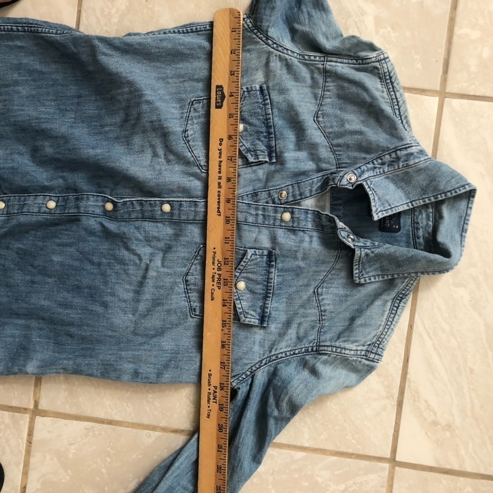 Lucky Brand Button Long Sleeve Top Size XSmall - Picture 5 of 5